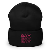 Gay Gay Gay Cuffed Beanie